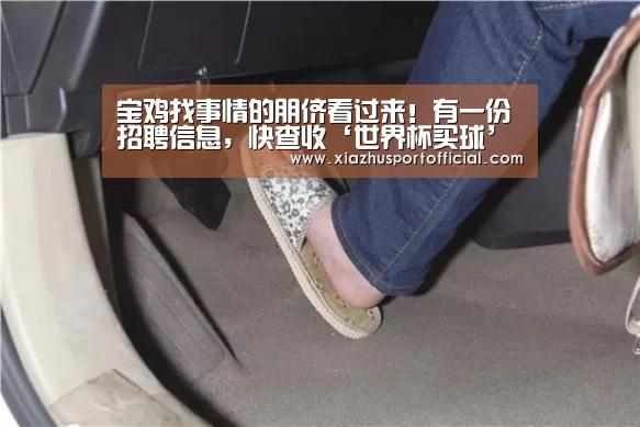 宝鸡找事情的朋侪看过来!有一份招聘信息,快查收‘世界杯买球’(图1) 世界杯下注